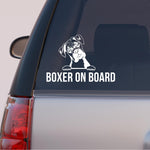 Load image into Gallery viewer, Autós matrica - BOXER on Board - Kutyás matrica