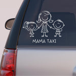 Load image into Gallery viewer, Autós matrica - Anyukáknak - Mama Taxi, Bölcsi járat