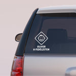 Load image into Gallery viewer, Autós matrica - SAJÁT NÉVVEL KÉRHETŐ - Oliver a fedélzeten