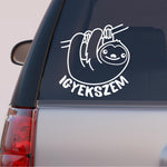 Load image into Gallery viewer, Autós matrica - Lajhár - Igyekszem