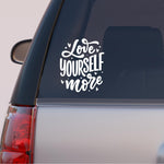 Load image into Gallery viewer, Autós matrica - Motivációs szöveg - szeresd magad jobban!