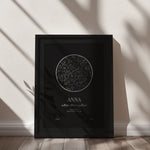 Load image into Gallery viewer, Star Map Gold Foil - Arany bevonatos csillagtérkép születési eseményhez