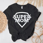 Load image into Gallery viewer, Anyáknak ajándék póló - SAJÁT NEVEKKEL KÉRHETŐ - SUPER HERO MOM 2
