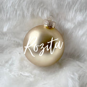 Karácsonyi gömbök - Arany (6cm)