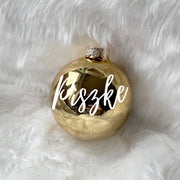 Karácsonyi gömbök - Arany (6cm)