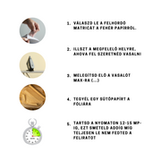 Párnahuzatra vasalható matrica - Super MOM