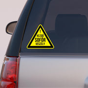 Autós matrica - Tanuló Vezető - Veszélyes