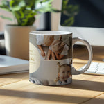 Load image into Gallery viewer, Fényképes Bögre – Egyedi Ajándék, Tele Emlékekkel! ☕ (4 képes középen kör)
