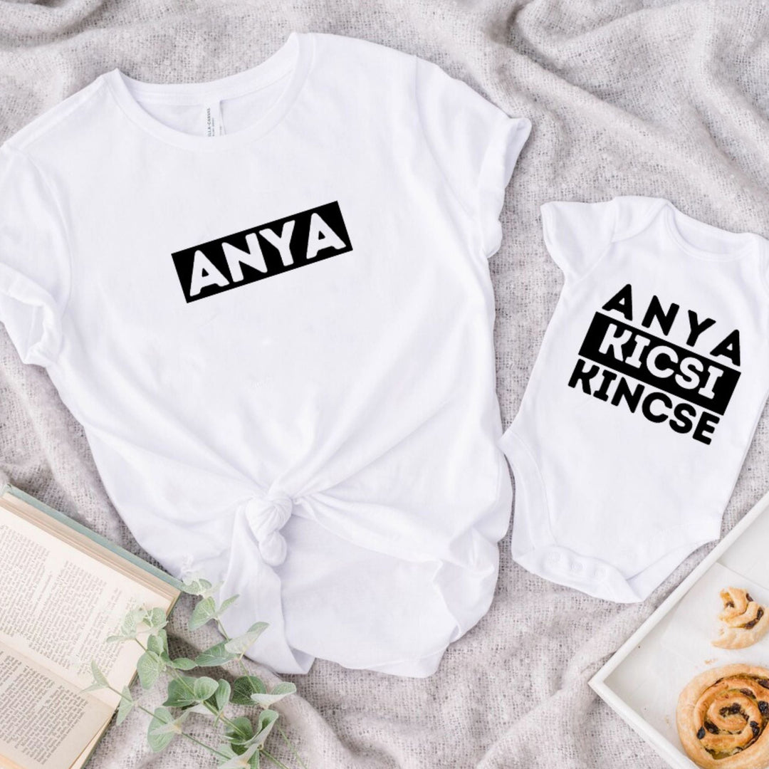 Anya & baba szett - "Anya kicsi kincse"