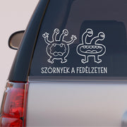 Autós matrica - Szörnyek a fedélzeten
