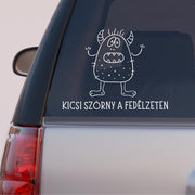 Autós matrica - Kicsi szörny a fedélzeten