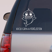 Autós matrica - Baba Cápa a fedélzeten