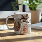 Load image into Gallery viewer, Fényképes Bögre – Egyedi Ajándék, Tele Emlékekkel! ☕ (6 képes-polaroid)
