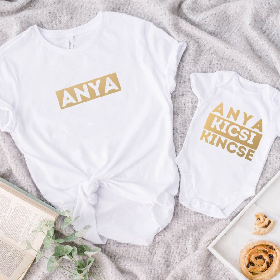 Anya & baba szett - "Anya kicsi kincse"