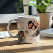 Fényképes Bögre – Egyedi Ajándék, Tele Emlékekkel! ☕ (3 képes-kör)