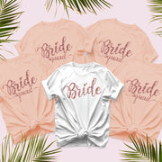 Lánybúcsús csapat pólók - Bride & Bride Squad