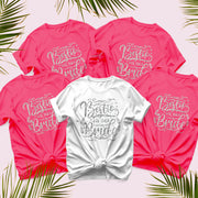 Lánybúcsús csapat pólók - Bride Silver print - Unisex fazon 5XL-ig