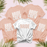 Load image into Gallery viewer, Lánybúcsús csapat pólók - BRIDE CREW 2
